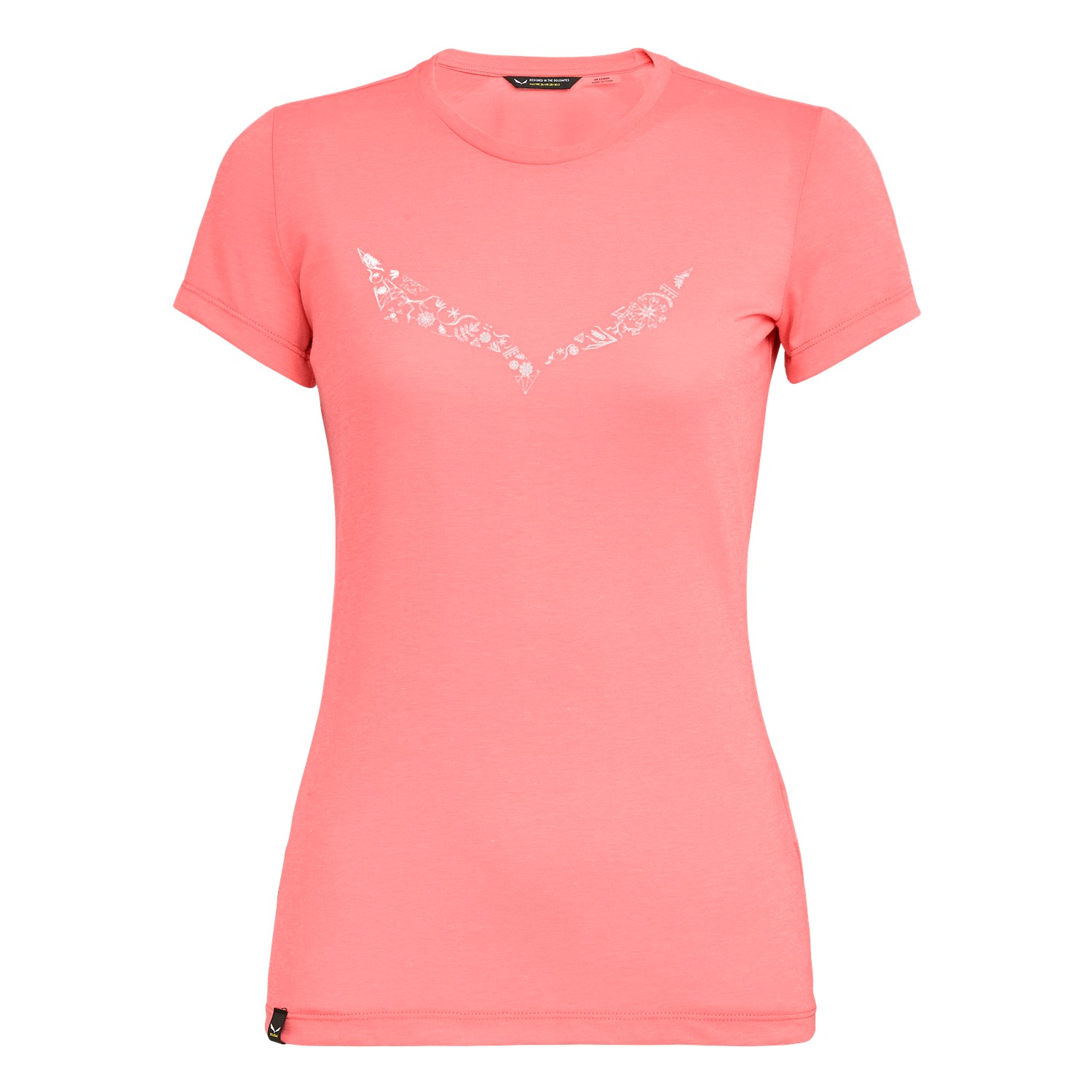 Salewa Solidlogo Dri-Release® T-Shirts γυναικεια ροζ Greece EB7650329